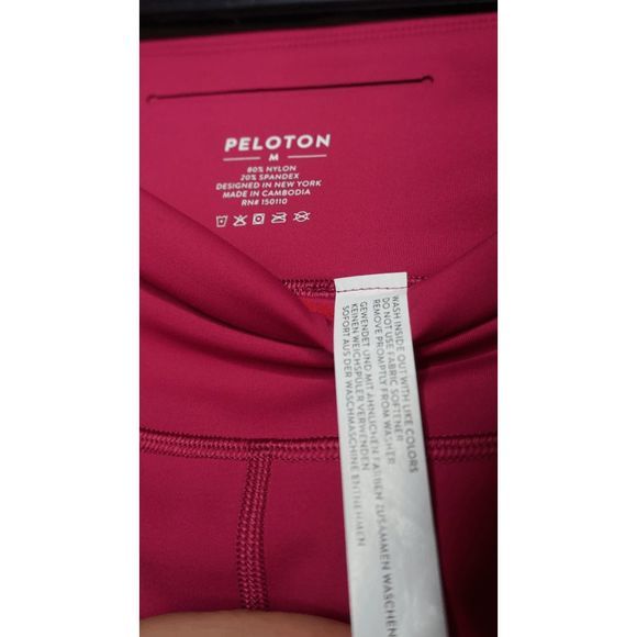 PELOTON Women's Cadence Sz Medium Leggings Pink High Waist - Picture 5 of 5